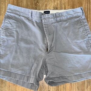 J. Crew Men’s Gray Flat Front Shorts Lightweight Cotton